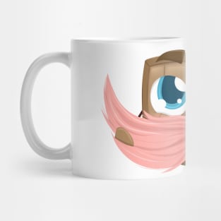 Pink Mustache Time Mug